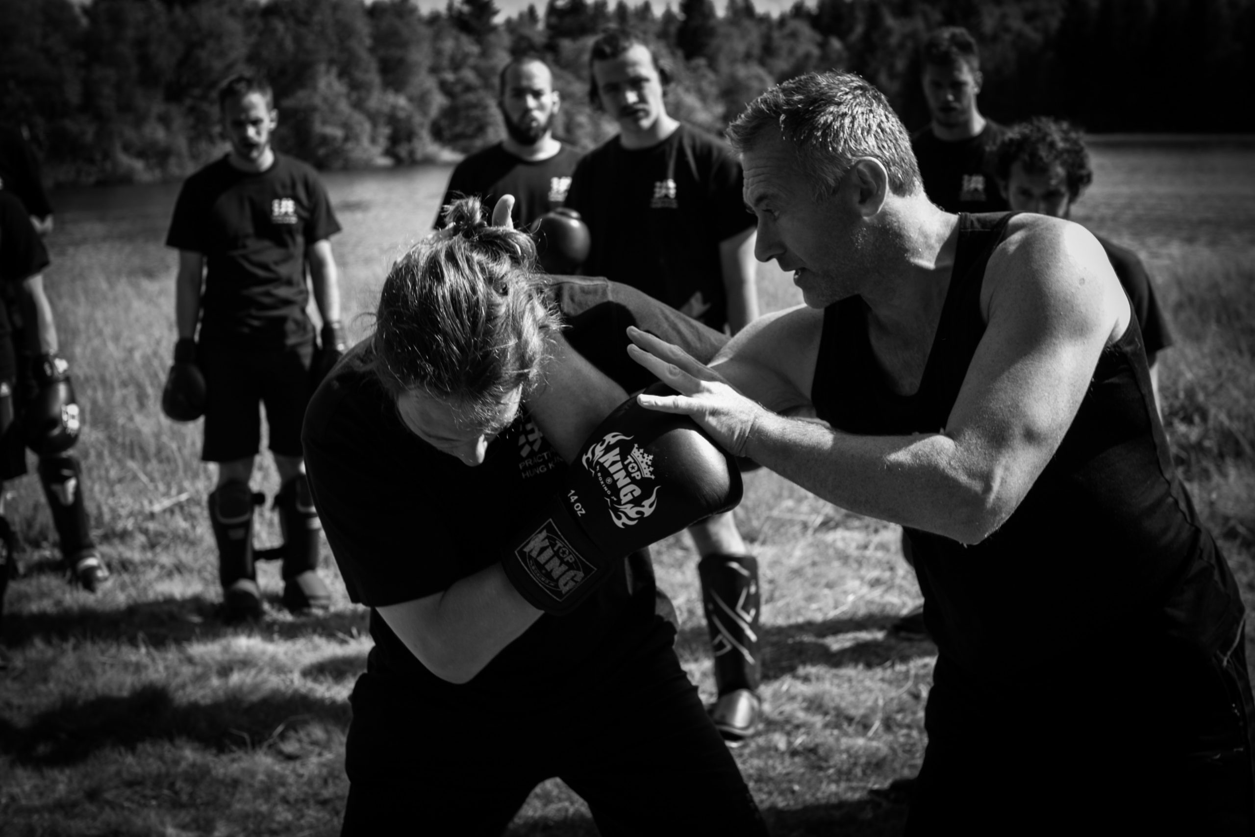 David Rogers teaching Kung Fu